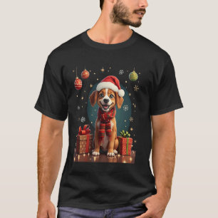 Weihnachtshund T-Shirt