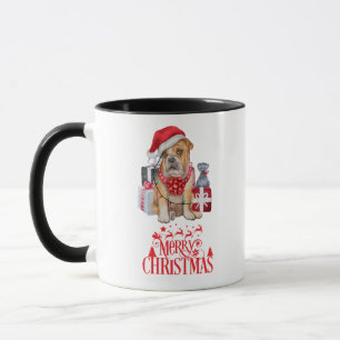 Weihnachtshund Tasse