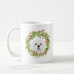 Weihnachtshund Winterurlaub Haustier Kaffeetasse