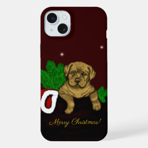 Weihnachtshündchen iPhone 15 Plus Hülle