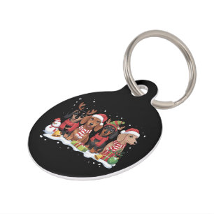 Weihnachtshunde Dachshund Liebhaber Hunde-Mama Haustiermarke
