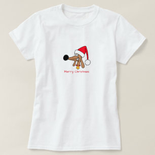 Weihnachtshunde Dackel Hund T-Shirt