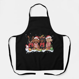 Weihnachtshunde Dackel Lover Hund Mama Schürze