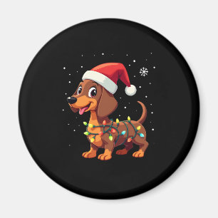 Weihnachtshunde Dackel Weihnachten Dackel 3 Magnet