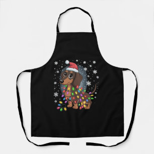 Weihnachtshunde Dackel Weihnachten Weihnachten Dac Schürze