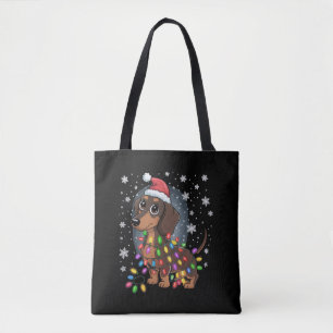 Weihnachtshunde Dackel Weihnachten Weihnachten Dac Tasche