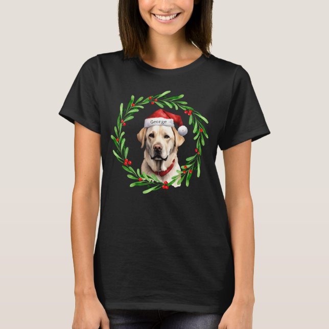 Weihnachtshunde Gelbe Labrador Labrador Retriever  T-Shirt (Vorderseite)