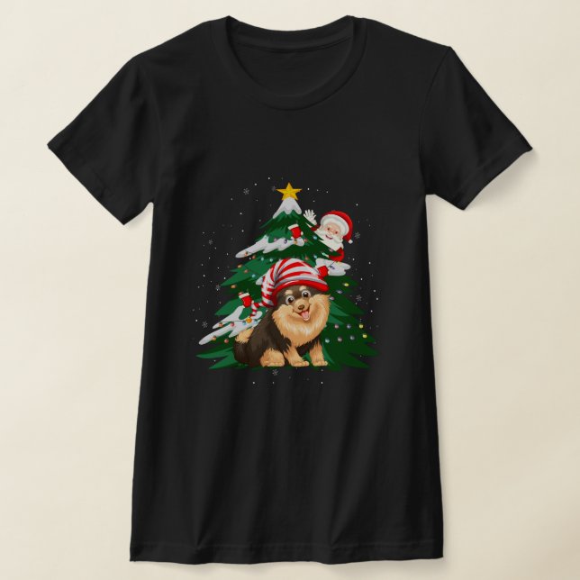 Weihnachtshunde, Hunde-Mama T-Shirt (Ablage )