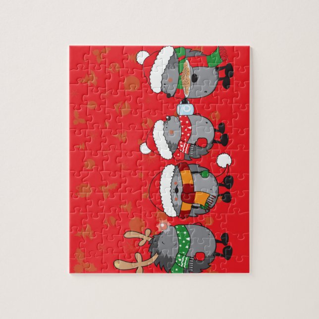 Weihnachtsigel (Vertikal)