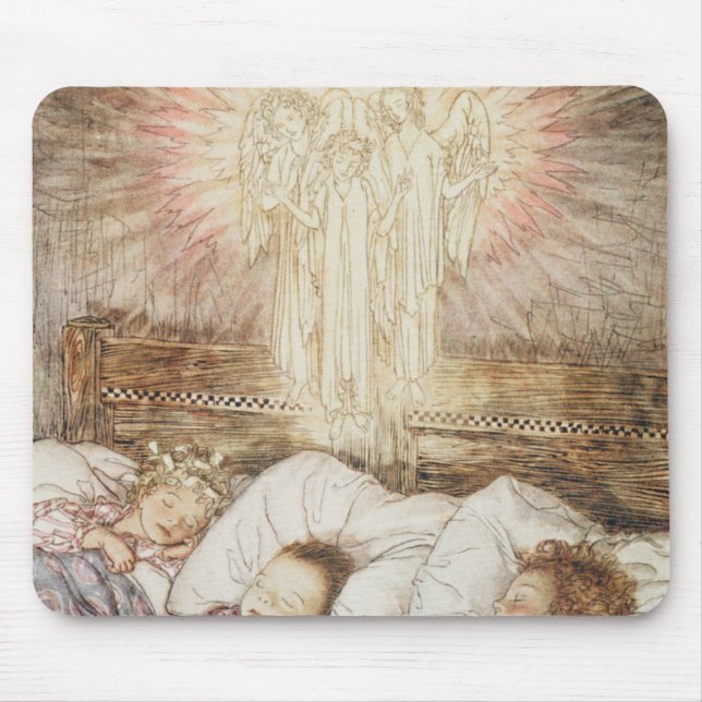 Weihnachtsillustrationen Mousepad (Vorne)