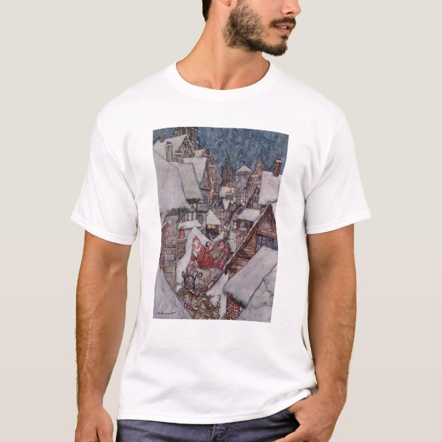 Weihnachtsillustrationen T-Shirt (Vorderseite)