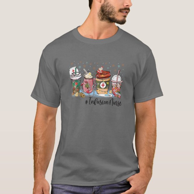 Weihnachtsinfusion Kaffee Latte Hot Cocoa Nu T-Shirt (Vorderseite)