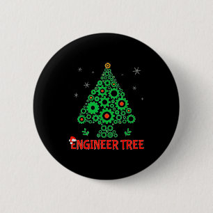 Weihnachtsingenieur Baum _ Maschinenbau G Button