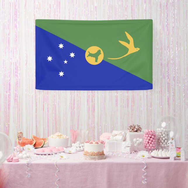 Weihnachtsinsel Banner (Party)