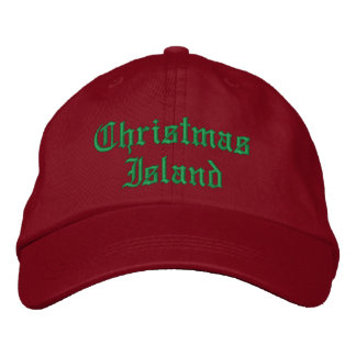 Weihnachtsinsel Custom Hats Bestickte Kappe