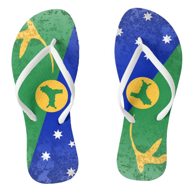 Weihnachtsinsel Flip Flops (Fußbett)