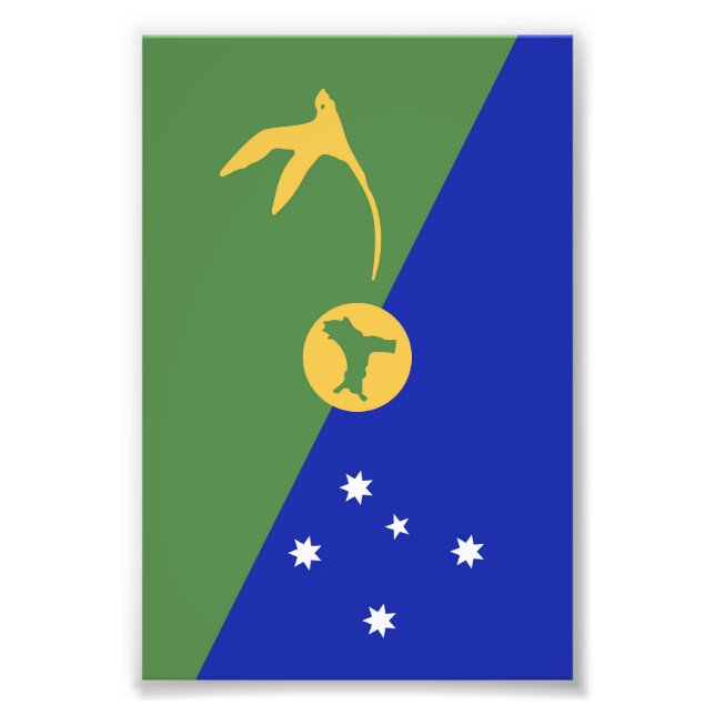 Weihnachtsinsel Fotodruck (Vorne)