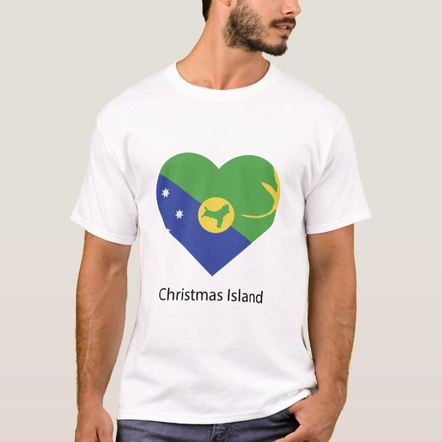 Weihnachtsinsel Liebe T-Shirt (Vorderseite)