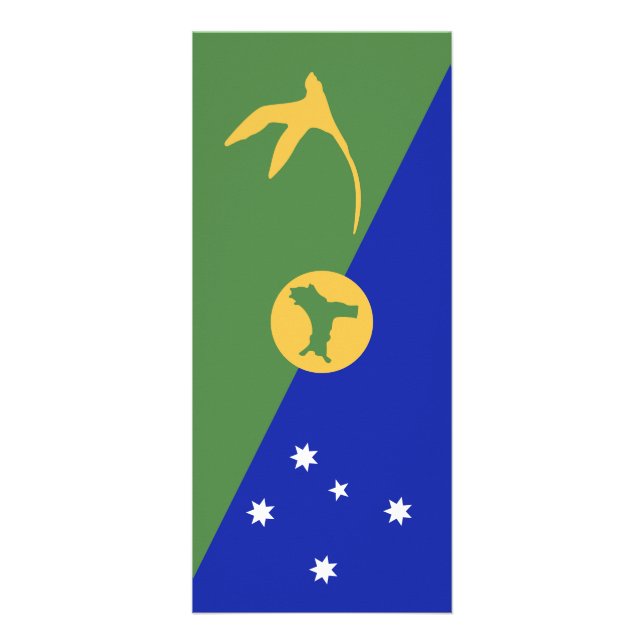 Weihnachtsinsel Werbekarte (Vorne)