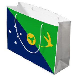 Weihnachtsinselflagge Große Geschenktüte