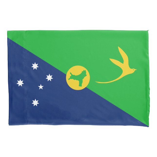 Weihnachtsinselflagge Kissenbezug (Vorderseite)
