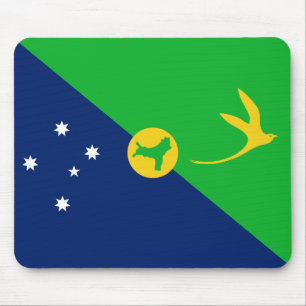Weihnachtsinselflagge Mousepad