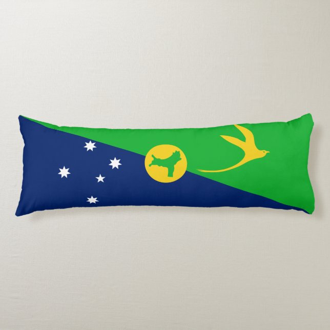 Weihnachtsinselflagge Seitenschläferkissen (Vorderseite)