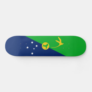 Weihnachtsinselflagge Skateboard