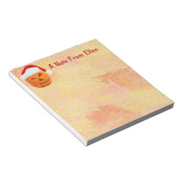 WeihnachtsJack-O-Lantern Notizblock