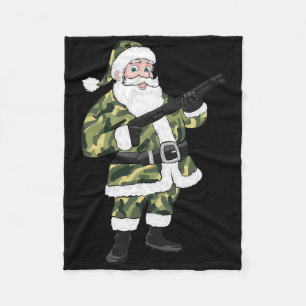 Weihnachtsjagd in der Santa Camouflage Fleecedecke