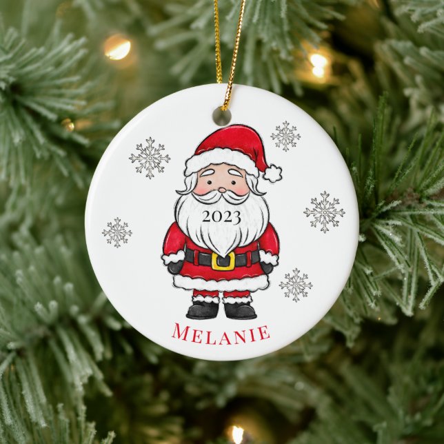 Weihnachtsjahr Weihnachtsbaum Weihnachtsname Keramik Ornament (Baum)