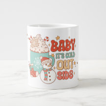 Weihnachtsjause Es ist kalt draußen Tasse