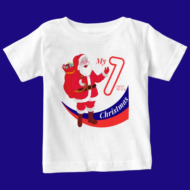 Weihnachtsjause "Mein 1. Weihnachten" Baby T-shirt (Von Creator hochgeladen)