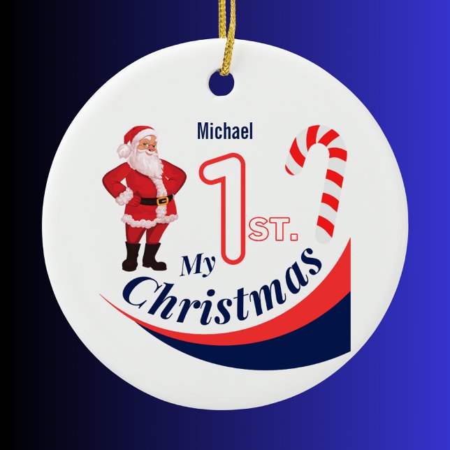 Weihnachtsjause "Mein 1. Weihnachten" Keramik Ornament (Von Creator hochgeladen)