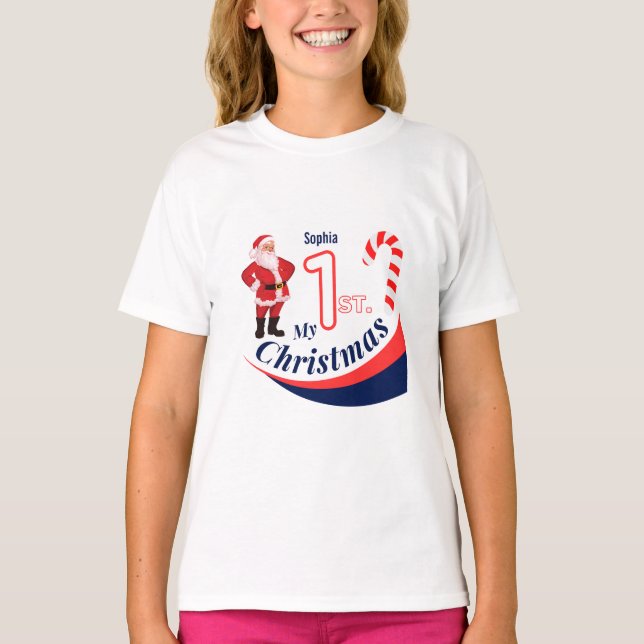 Weihnachtsjause "Mein 1. Weihnachten" T-Shirt (Vorderseite)