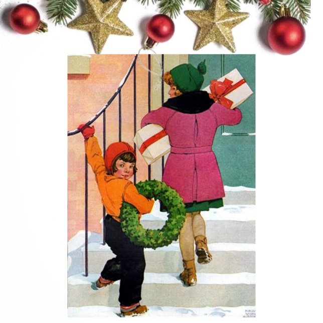 Weihnachtsjubeln Feiertagskarte (Von Creator hochgeladen)