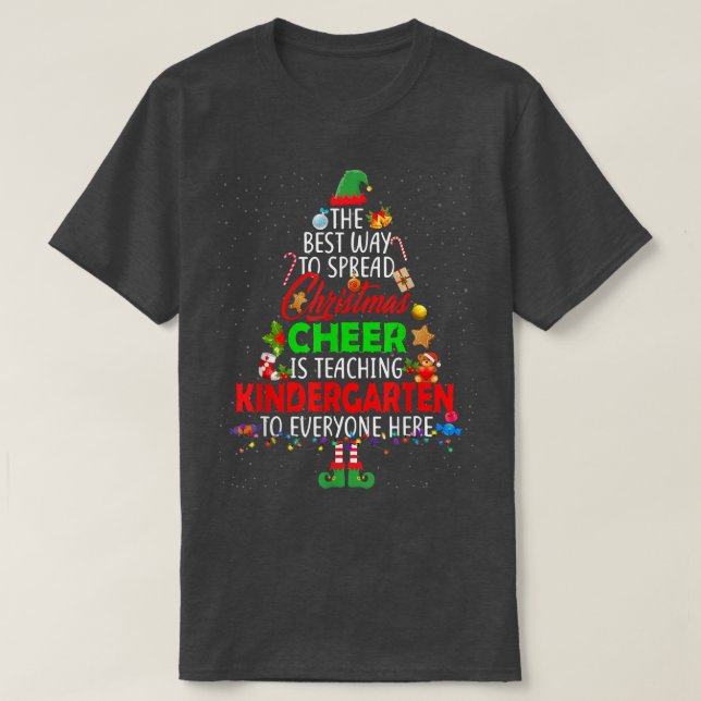 Weihnachtsjubiläum unterrichtet Kindergarten Santa T-Shirt (Design vorne)