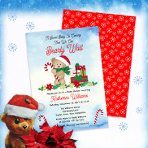 Weihnachtsjunge Bear Bear Bearly Wait Baby Dusche