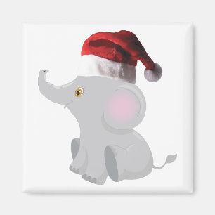 Weihnachtsjunge Elephant Magnet