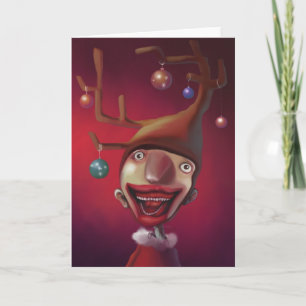 Weihnachtsjunge Feiertagskarte