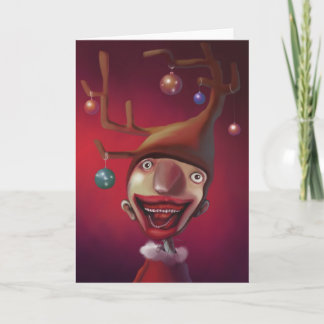 Weihnachtsjunge Feiertagskarte