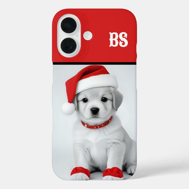 Weihnachtsjunge iPhone 16 Hülle (Rückseite)
