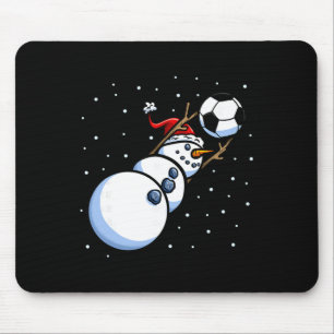 Weihnachtsjungen Männer Xmas Torwart Fußball Schne Mousepad