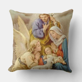 WeihnachtsJungfrau Mary, St Joseph, Jesus u. Engel Kissen
