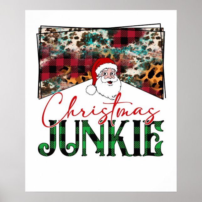 Weihnachtsjunkie Poster (Vorne)