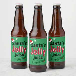 Weihnachtsjütchen Weihnachtsjubiläum des Weihnacht Bierflaschenetikett