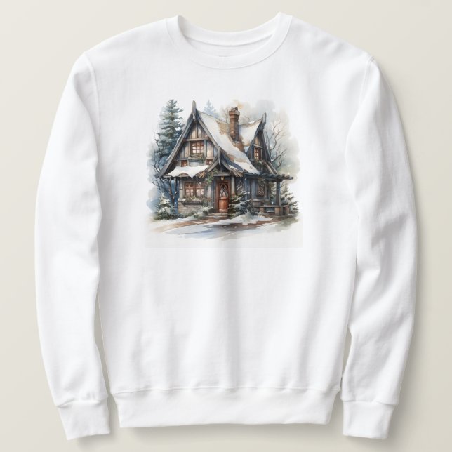 Weihnachtskabine Sweatshirt (Design vorne)