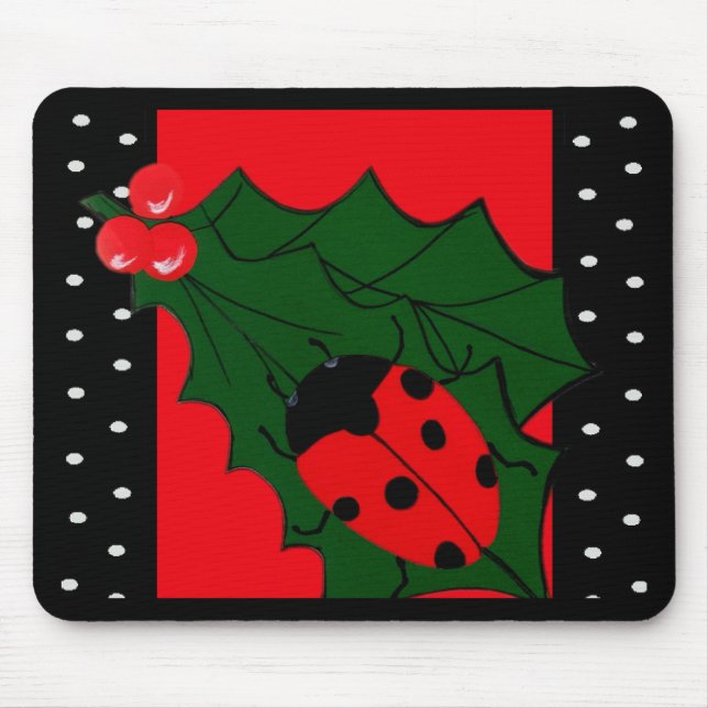 Weihnachtskäfer Mousepad (Vorne)