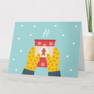 Weihnachtskaffee Faltkarte Karte