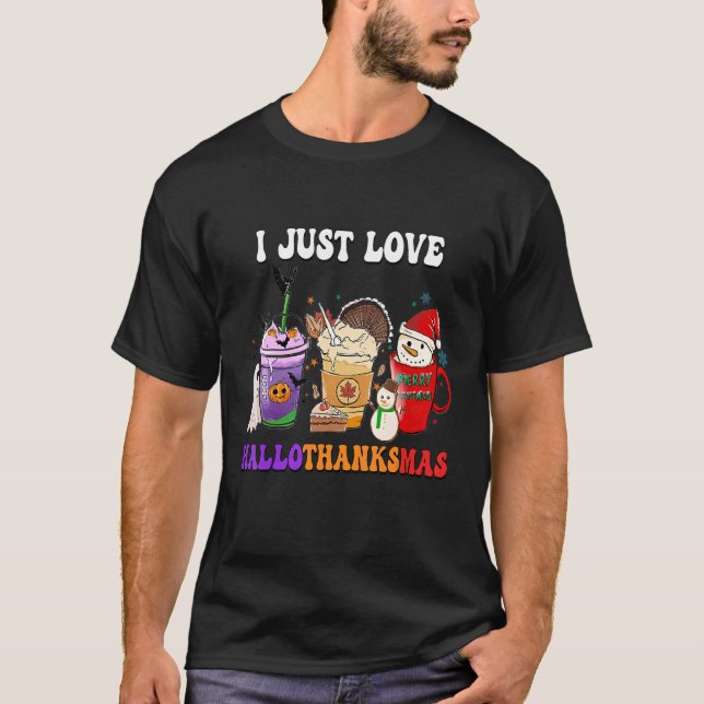 Weihnachtskaffee Getränk Aktuelle Stimmung Weihnac T-Shirt (Vorderseite)